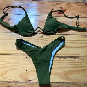 Green bikini